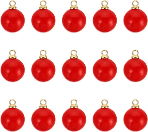 Miniatura 18 de PATIKIL 150 cuentas de perlas de perlas de imitación de perlas colgantes de bricolaje para hacer joyas, pulseras, aretes, collar