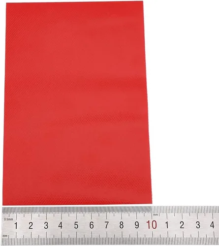 Miniatura 7 de Fydun - Juego de 3 parches de reparación de PVC, accesorio para balsa inflable, barco, canoa, kayak (rojo)
