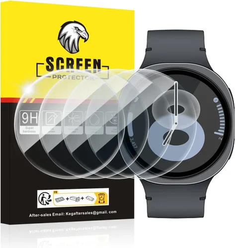 Miniatura 12 de SPGUARD Paquete de 4 protectores de pantalla para Samsung Galaxy Watch 7 de 1.575 pulgadas (1.575 in), película transparente de vidrio templado