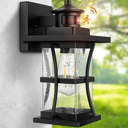 Miniatura 12 de 2 Paquetes de Luces Blancas con Sensor de Movimiento para Exteriores - Iluminación Avanzada del Atardecer al Amanecer para Exteriores, Luminaria