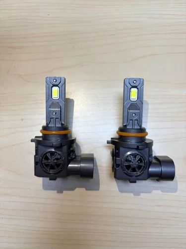 Miniatura 6 de Termitor Bombillas LED 9005/HB3, 30000 lúmenes, 800% ultra brillo, tamaño halógeno 1:1, blanco frío 6500K, vida útil de 10 años con ventilador