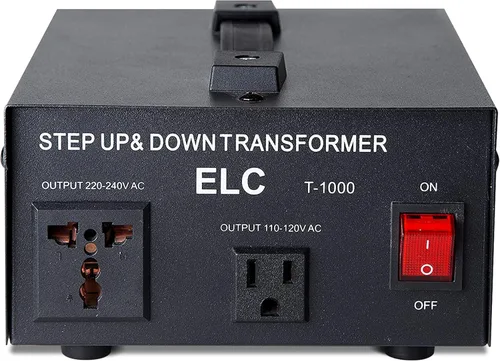 Miniatura 4 de Transformador de voltaje para aumentar o disminuir la tensión. 110 v/220 v, circuito de bloqueo de protección, de la marca ELC