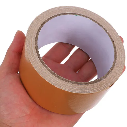 Miniatura 2 de SUPVOX Cinta adhesiva resistente al agua de un solo lado de tela adhesiva de 51.18 pies x 1.96 pulgadas para equipos eléctricos, alfombras