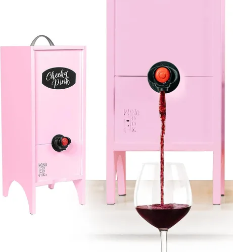 Dispensador de vino decorativo de vacaciones y Navidad, dispensador de bebidas para el día de la madre, soporte de almacenamiento de vino para