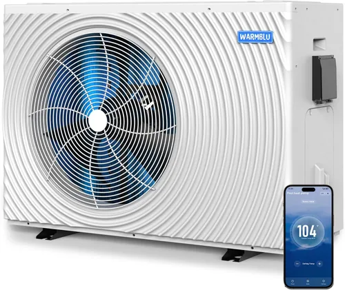 Miniatura 12 de H5PRO Air-Source Pool Heat Pump 16,000BTU 4,000 Gal High Efficiency COP6.0 Energy Save 50% Above Smart WiFi Control 110V