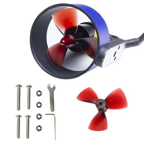 Miniatura 9 de Propulsor Submarino U5 de 12-24V 800W, Motor sin Escobillas de Empuje de 15.4 Libras, Uso en Agua Dulce, para Botes Inflables, Kayaks (CCW)