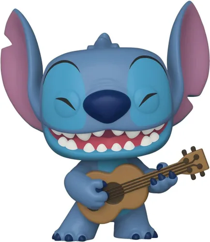 Miniatura 6 de Funko POP Disney: Lilo & Stitch - Figura de vinilo de Stitch with Ukelele Pop! (incluye funda protectora compatible con caja Pop Box), multicolor