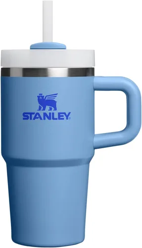 Miniatura 190 de Stanley Quencher H2.0 - Vaso de acero inoxidable con asa, pajilla y tapa FlowState giratoria de 3 posiciones; aislamiento térmico, sin BPA; apto