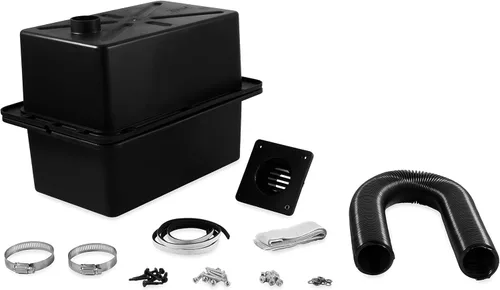 Camco 55371 Caja de Batería Ventilada para RV/Marina, Estándar - Protege tu Batería de RV o Marina de Coliciones y Contaminantes - Sostiene (1)