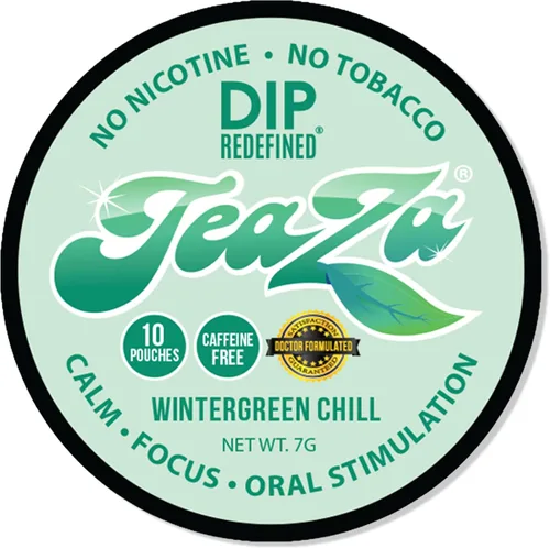 Miniatura 24 de Teaza Bolsas de Energía, Alternativa sin Tabaco sin Nicotina al Dip sin Humo, Rapé y Dip Energético, Alternativa Saludable al Tabaco de Mascar, Uso