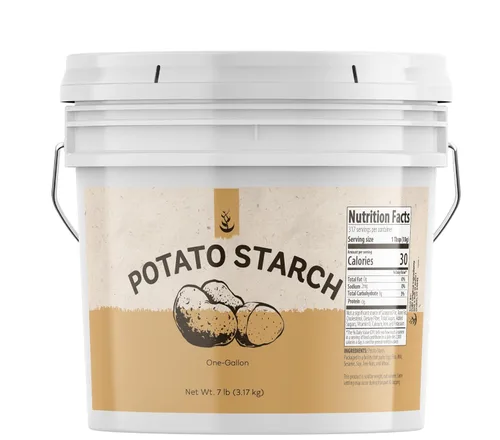 Pure Original Ingredients Almidón de patata (1 galón) Alternativa de trigo y maíz, sin OMG, espesante para hornear y cocinar