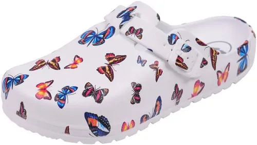 Miniatura 6 de Zuecos de espuma para mujeres y hombres, ligeros y transpirables, zapatos de trabajo impermeables y antideslizantes para jardín, playa, viajes y uso