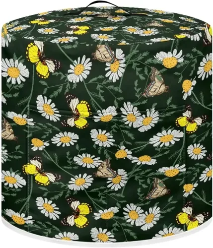 Flashideas Daisy Butterfly - Funda para olla a presión para mujer, a prueba de polvo, para arrocera, freidora de aire, fundas para electrodomésticos
