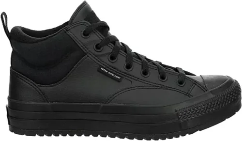 Miniatura 2 de Converse Chuck Taylor All Star Malden Street Mid High Sneaker Boot Leather - Estilo de cierre de cordones - Negro