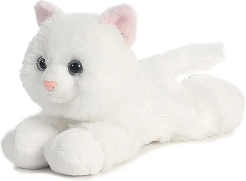 Aurora® Adorable Mini Flopsie™ Sugar Too™ Animal de peluche, facilidad juguetona, compañeros atemporales, color blanco, 8 pulgadas