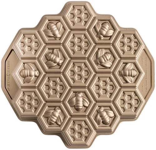 Miniatura 7 de Nordic Ware Busy Bee Bitelet, capacidad de 1.75 tazas, tofe