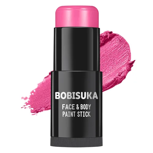Miniatura 12 de BOBISUKA Palo de pintura facial dorada, impermeable, metálico, dorado, de cuerpo completo, kit de pintura mezclable para Halloween, maquillaje SFX