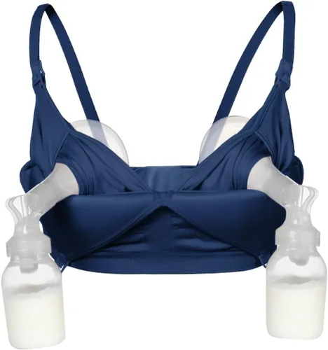 Miniatura 12 de Supermom Silhouette with Light Fixed Pads, Pumping Bra Hands Free, Adjustable Pumping & Nursing Bra for All Breast Pumps