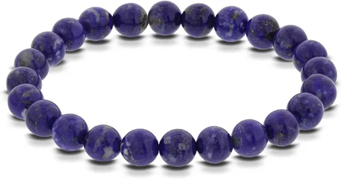 Miniatura 638 de Gem Avenue Handmade Round Bead Stretch Bracelet Unisex Natural Stone Beaded Jewelry for Men & Women, Elastic Wristband for Daily Wear