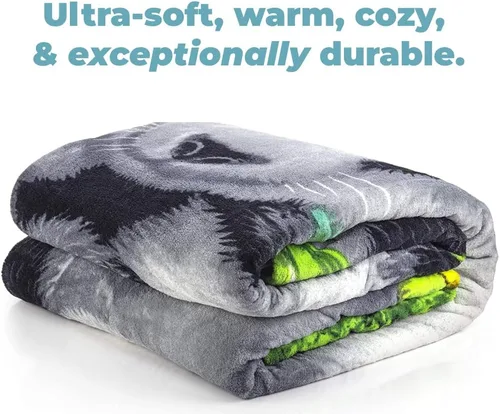 Miniatura 6 de Dawhud Direct Precious Pandas - Manta de vellón para cama, 75 x 90 pulgadas, manta de forro polar de panda tamaño Queen para mujeres, hombres y II