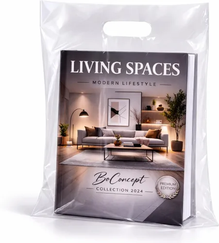 100 bolsas de plástico transparente para mercancías con asas, 9 x 12 pulgadas, 1.25 mil de grosor, bolsa de compras al por menor brillante para