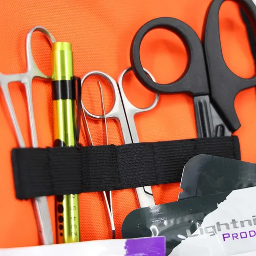 Miniatura 2 de Lightning X Value Compact Medic First Responder EMS/EMT Bolsa de trauma compacta con kit básico de primeros auxilios A - Naranja