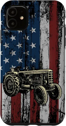 Miniatura 8 de Patriotic Tractor American Flag Tractor Farm Gift Farmer Case for iPhone 17