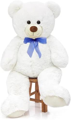 Miniatura 12 de MorisMos Oso de Peluche Gigante Animal de Peluche 3 pies, 36 pulgadas, Oso de Peluche Grande para Decoración de Baby Shower, Animal de Peluche