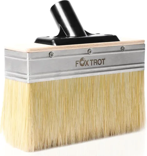 Foxtrot - Cepillo para manchas de 7 pulgadas, pinceles para madera, cepillo aplicador de manchas de cubierta de grado profesional, para teñir y