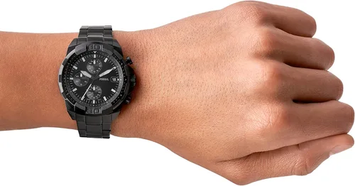 Miniatura 4 de Fossil Bronson Reloj casual de cuarzo para hombre con correa de acero inoxidable o cuero Reloj cronógrafo Bronson