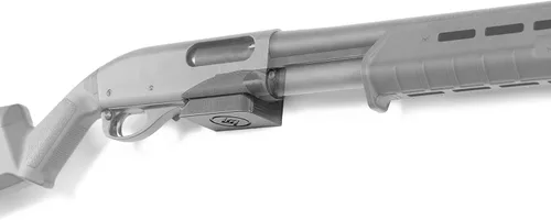 Spartan Mounts para Remington 870 | Sistema de organización de almacenamiento de exhibición de escopeta de pared | Diseño único de perfil bajo |