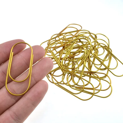 Miniatura 29 de HAHIYO Clips de papel grandes de 1.1 pulgadas (1.102 in) de longitud, clips negros con revestimiento de vinilo para evitar arañazos y desgarros