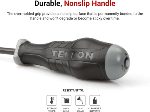 Miniatura 5 de TEKTON - Juego de llaves de tuercas de alto torque con revestimiento de óxido negro, 6 piezas (1/4-3/8 pulg., 7-10 mm) DHD91301 Fabricado en EE.