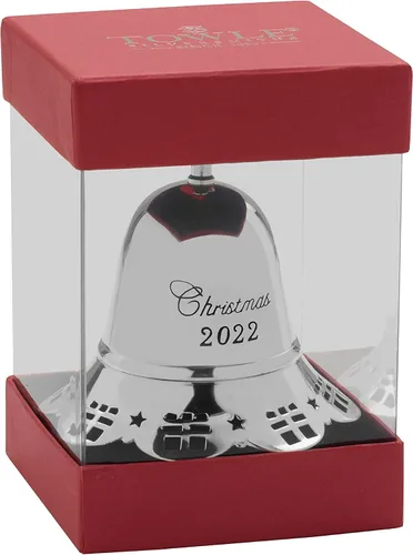 Miniatura 4 de Towle Adorno de campana musical con placa plateada 2022, 42ª edición