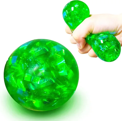 Miniatura 14 de Pelota de arcilla para aliviar el estrés de oso marrón (1 paquete) - Bola de arcilla para apretar animal esponjosa - Bolas antiestrés elásticas