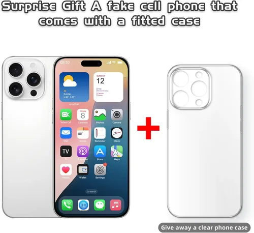 Miniatura 4 de Modelo de teléfono falso falso, parece el teléfono real compatible con el teléfono 16 PM, para exhibición de tienda de teléfonos celulares o enviar