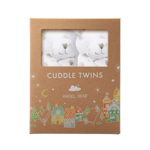 Miniatura 8 de Set de muñecos para abrazar Angel Dear, Cuddle Twins., Cordero rosado