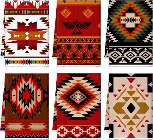 Miniatura 14 de Bencailor Juego de 6 Paños de Cocina de Plátanos Negros y Blancos Decorativos Toallas de Mano para Platos Absorbentes de Secado Rápido Toallas de Té