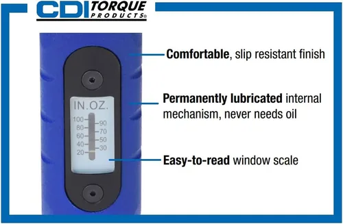 Miniatura 3 de CDI unidad hexagonal hembra microajustable de 1/4" de torque