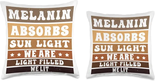 Miniatura 3 de Black History Month Melanin Pride Throw Pillow