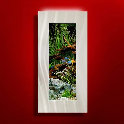 Miniatura 4 de s 2.0 Acuario Montado en la Pared - Verticali Plata Cepillada
