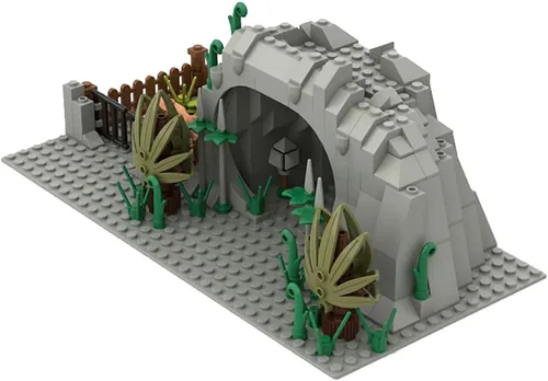 Miniatura 3 de Montain Cave - Bloques de construcción de guerra, kit de construcción de bricolaje compatible con todas las principales marcas (#3)
