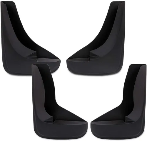 G-PLUS Juego de 4 guardabarros universal para coche con guardabarros delantero y trasero