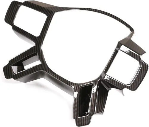 Miniatura 7 de Para Land Rover Defender 110 2020 Accesorios ABS Interior Volante Decoración Cubierta Accesorios de Coche (Estilo de Fibra de Carbono)