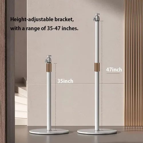 Miniatura 6 de HVAYING Pico - Soporte para proyector con base de metal estable, extensión flexible y ajuste de ángulo, gestión de cables, interfaz de 1/4
