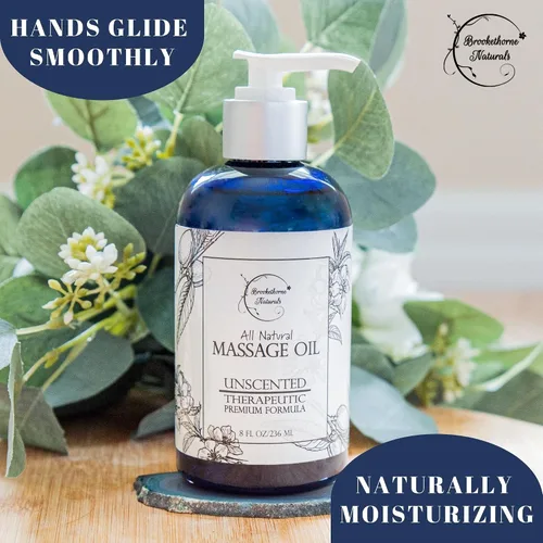 Miniatura 8 de Aceite de masaje para terapia de masaje Kit de masaje con aceite de masaje sin perfume y aceite de lavanda para masaje de cuerpo completo