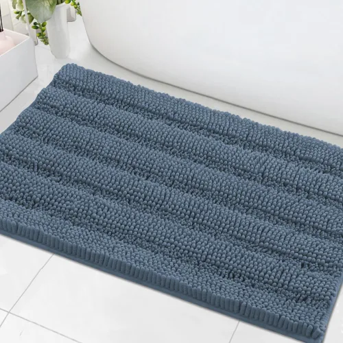 Miniatura 129 de H.VERSAILTEX - Alfombras de baño, juego de 2 piezas, alfombra de contorno para baño, juego de alfombras para inodoro, alfombra antideslizante