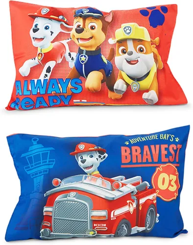 Miniatura 4 de Paw Patrol Calling All Pups - Juego de ropa de cama infantil de 4 piezas, incluye edredón, juego de sábanas, sábana bajera, sábana superior + funda