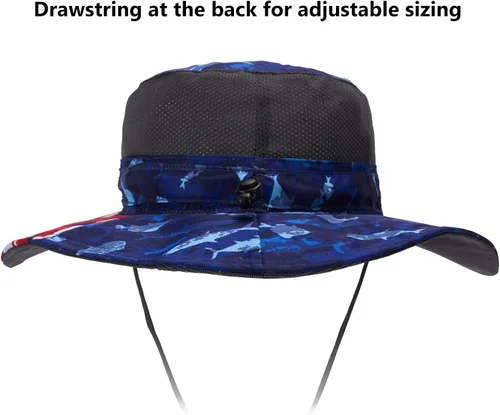 Miniatura 3 de BASSDASH Sombrero de pesca solar UPF 50+ resistente al agua con solapa desmontable para el cuello