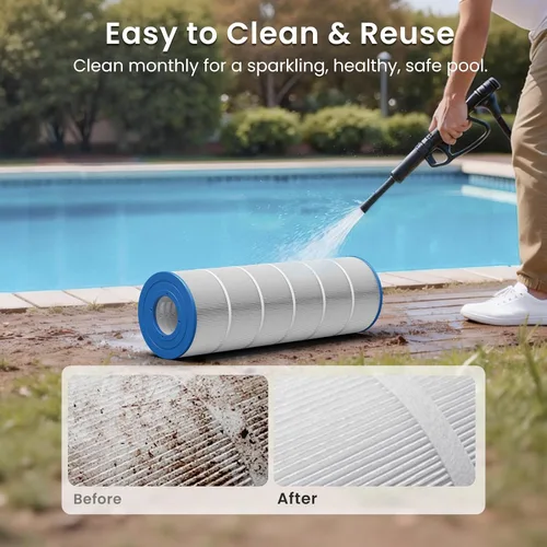 Miniatura 9 de Future Way Cartucho de filtro de piscina C1750 de repuesto para Hayward C1750, reemplazo para Hayward CX1750RE, Pleatco PA175, Unicel C-8417, Filbur